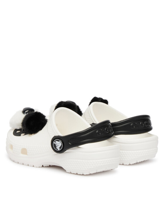 Crocs Crocs Şlapi Classic IAM Panda Clog T 213838 Alb