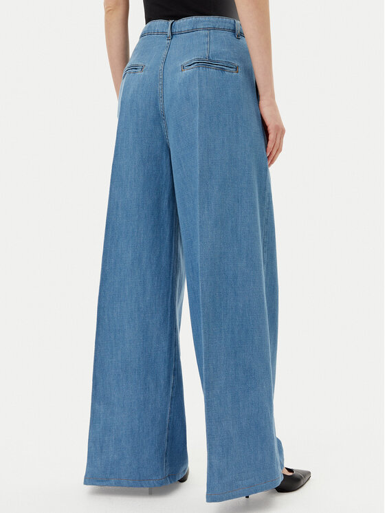 Silvian Heach Silvian Heach Jeansy Ignate GPP25392JE Modrá Wide Leg