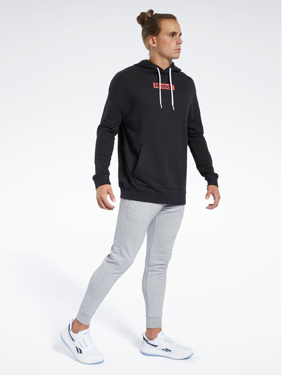 Reebok Sweatshirt Training Essentials Linear Logo Hoodie FK6112 Noir •  Modivo.fr