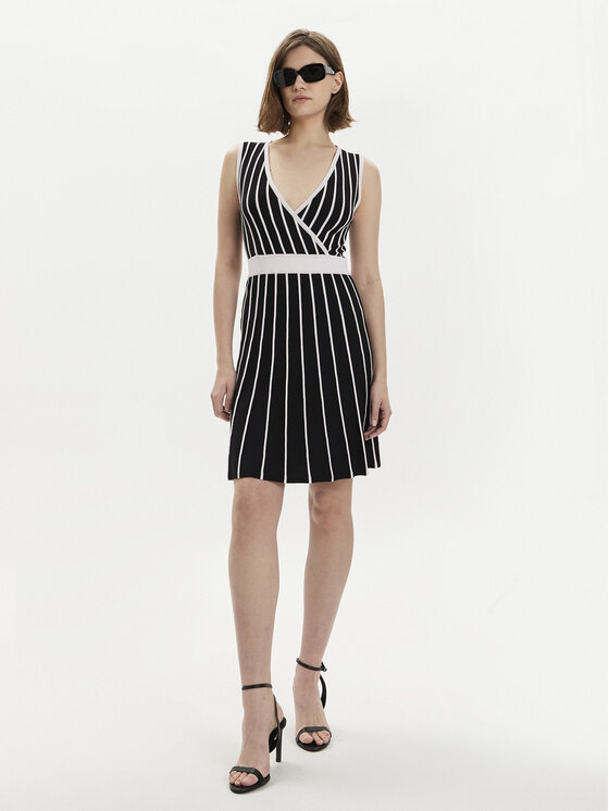 Gaudi Gaudi Rochie de zi 411FD13005 Negru Regular Fit