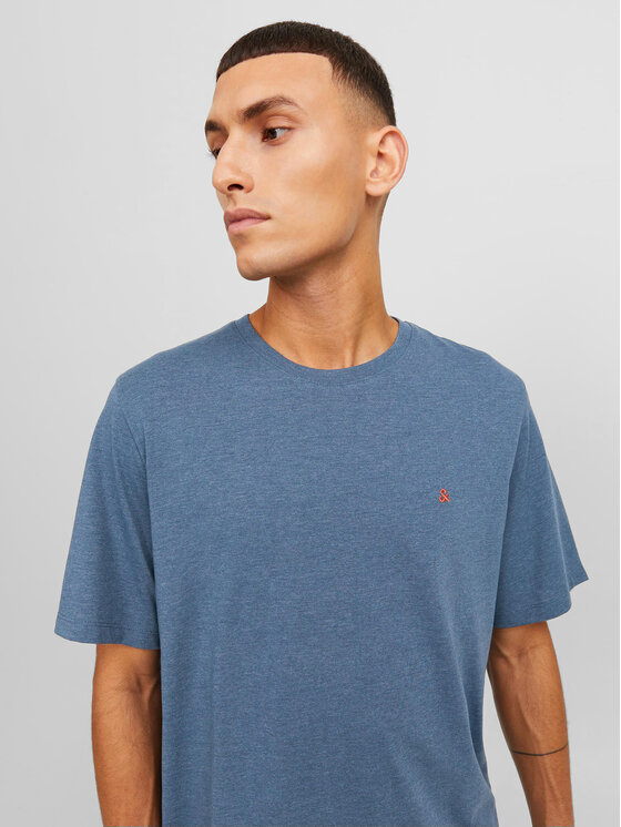 Jack & Jones Jack & Jones T-Shirt Paulos 12245087 Modrá Standard Fit
