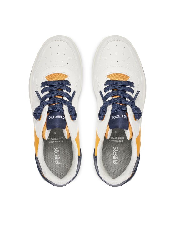 Geox Geox Sneakersy J Washiba Boy J45LQB 05411 C0592 D Biały
