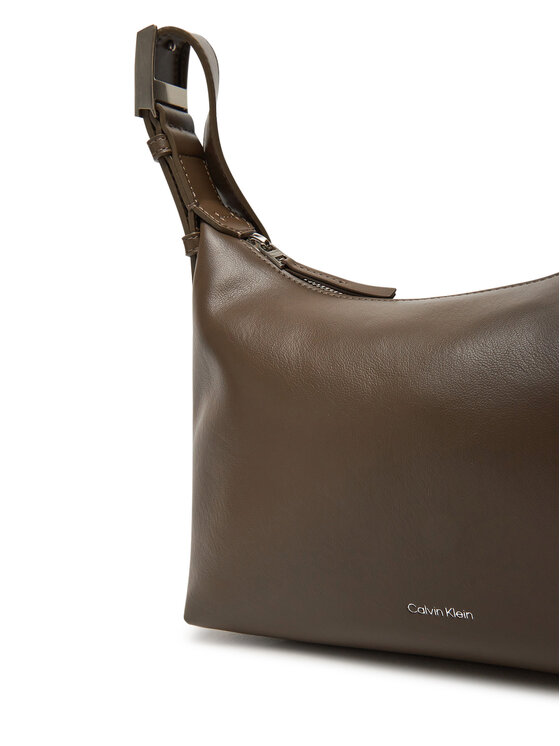Calvin Klein Calvin Klein Ročna torba Hardware Strap Medium Crossbody K60K613028 Rjava