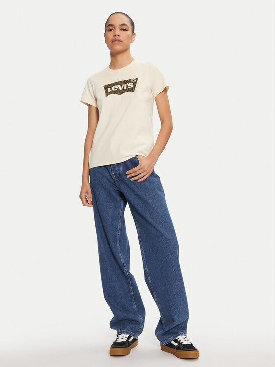 Levi's® Levi's® Marškinėliai The Perfect 17369-2781 Écru Standard Fit