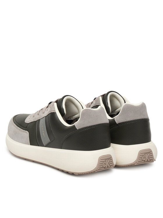 Calvin Klein Calvin Klein Sneakersy City Runner Laceup Tape Lth HM0HM02033 Czarny