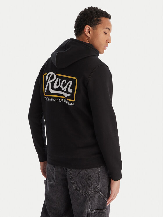 RVCA RVCA Mikina Frame Up 23A413506 Černá Regular Fit