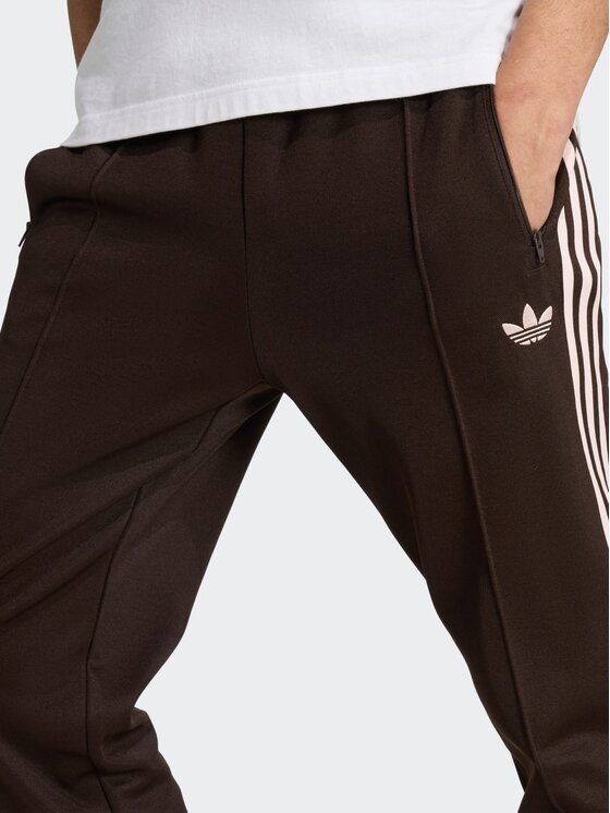 adidas adidas Spodnie dresowe CLASSIC Brązowy Slim Fit