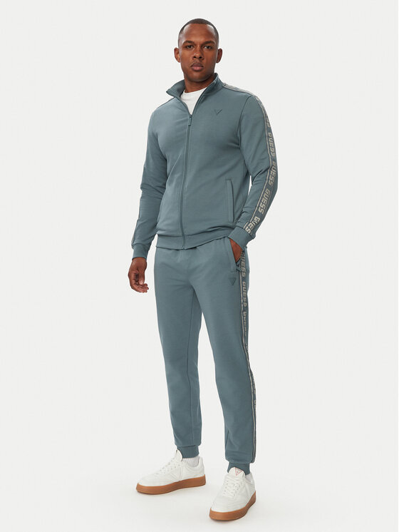 Guess Guess Mikina Z2YQ12 K6ZS1 Modrá Regular Fit