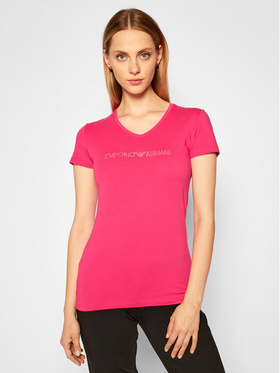 Emporio Armani Underwear T-shirt 163321 0A263 20973 Rose Regular Fit •  