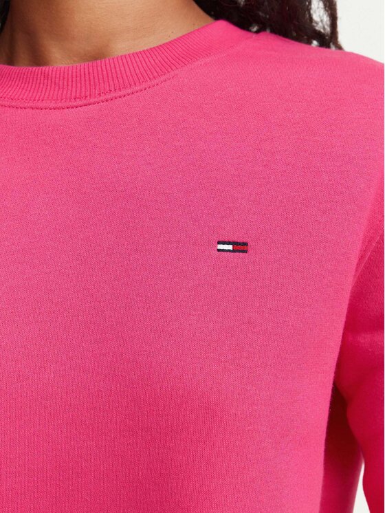Tommy Jeans Tommy Jeans Bluza Flag DW0DW19959 Różowy Regular Fit