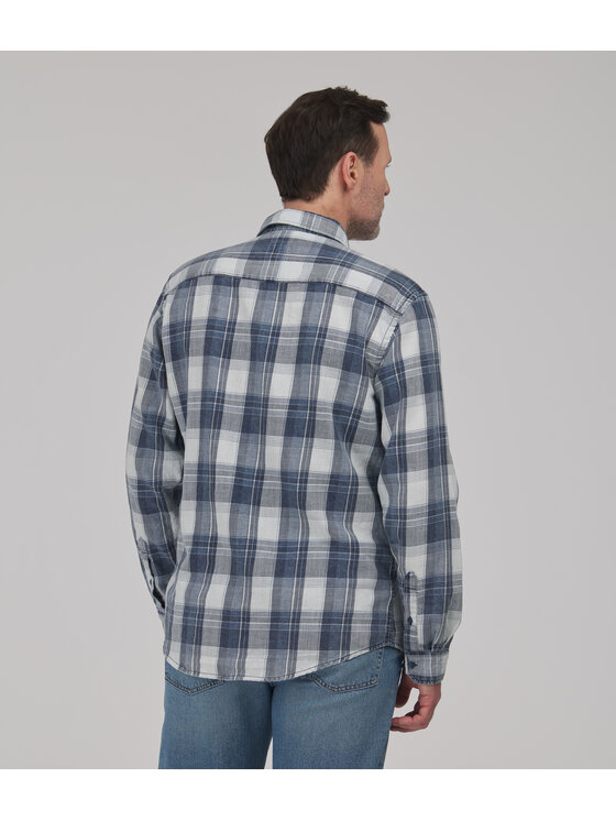 Lee Cooper Lee Cooper Koszula jeansowa WILL Szary jasny Regular Fit