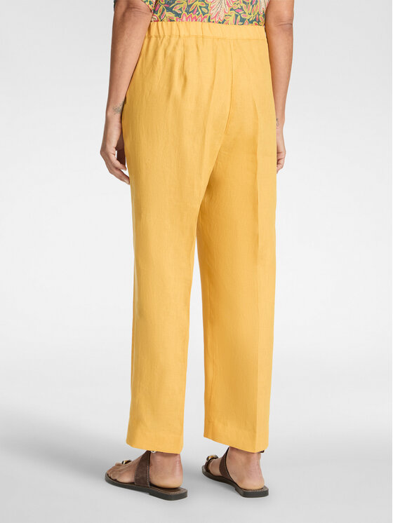 Elena Mirò Elena Mirò Pantaloni di tessuto P007P000494N018 Giallo Regular Fit