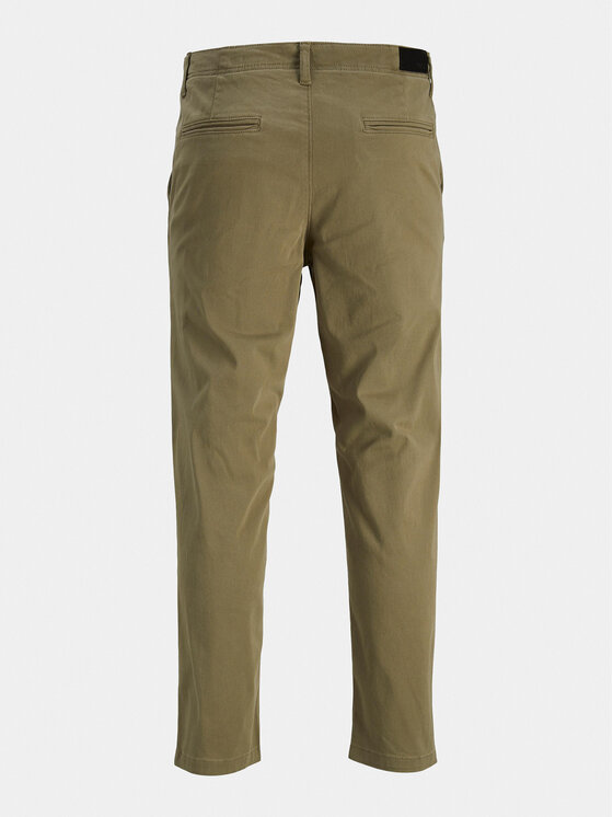Jack & Jones Jack & Jones Chinosy Harlow 12242188 Zielony Tapered Fit