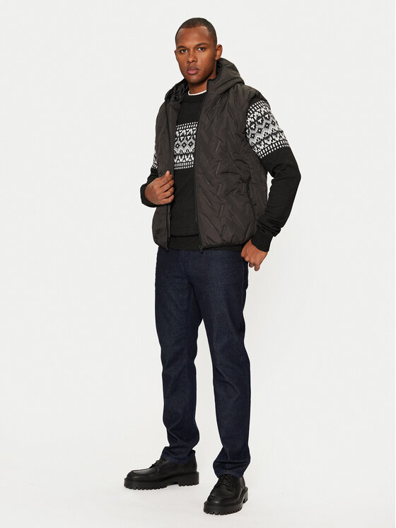 Brave Soul Brave Soul Γιλέκο MJK-INFERNO Γκρι Regular Fit