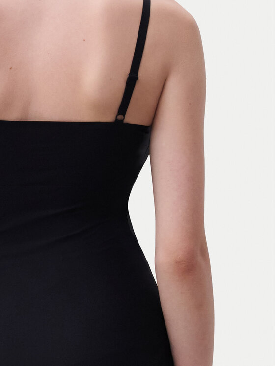 Chantelle Chantelle Marškinėliai Soft Stretch C10620 Juoda Slim Fit