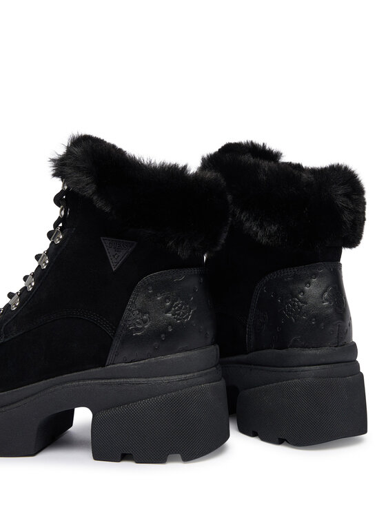 Guess Guess Зимни обувки FLFYRL SUE10 Черен