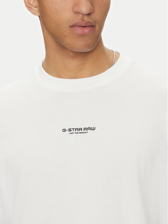 G-Star Raw G-Star Raw T-särk Center D24780-C336 Valge Regular Fit
