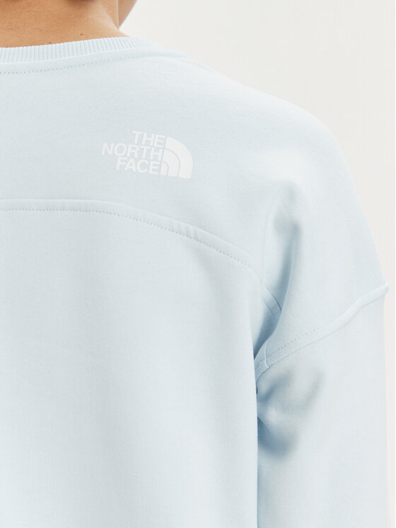 The North Face The North Face Majica dugih rukava Drew Peak Crew NF0A3S4G Svijetloplava Regular Fit