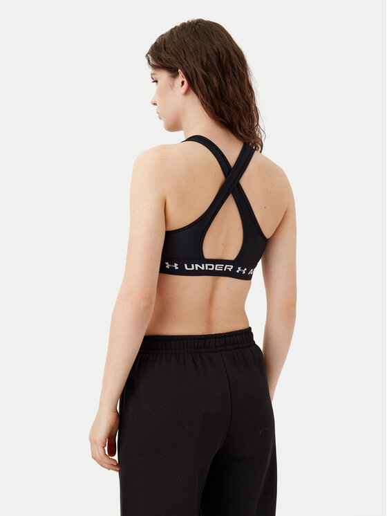 Under Armour Under Armour Спортен сутиен Crossback Mid Bra 1361034 Черен