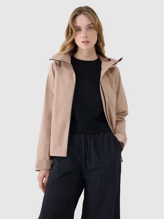 4F 4F Prechodná bunda 4FWSS25TTJAF702-83S Hnedá Regular Fit