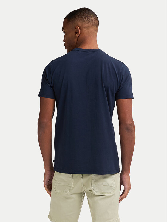 Petrol Industries Petrol Industries T-Shirt M-1050-TSR634 Tmavomodrá Regular Fit