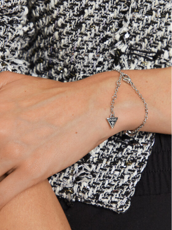 Guess Guess Rokassprādze JUBB0460 7JW Sudraba