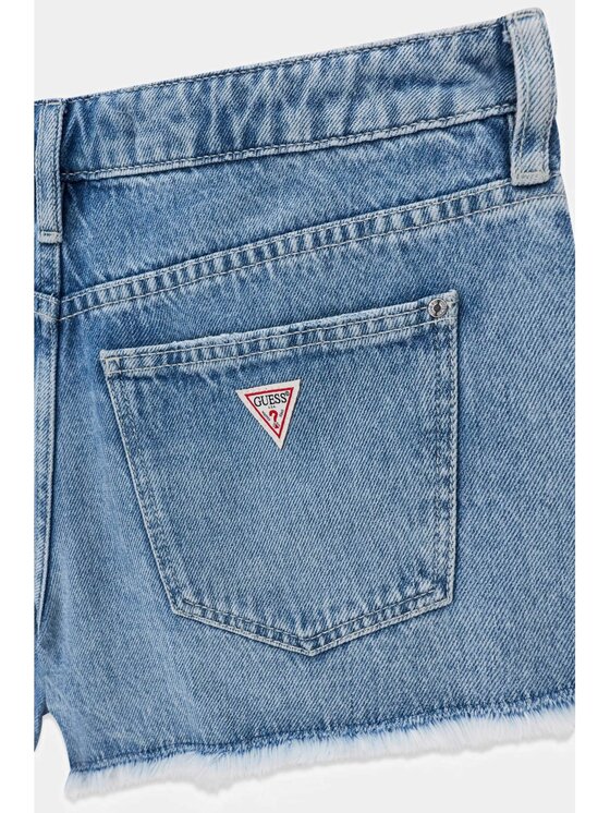 Guess Guess Szorty materiałowe 183692 Niebieski Short Fit