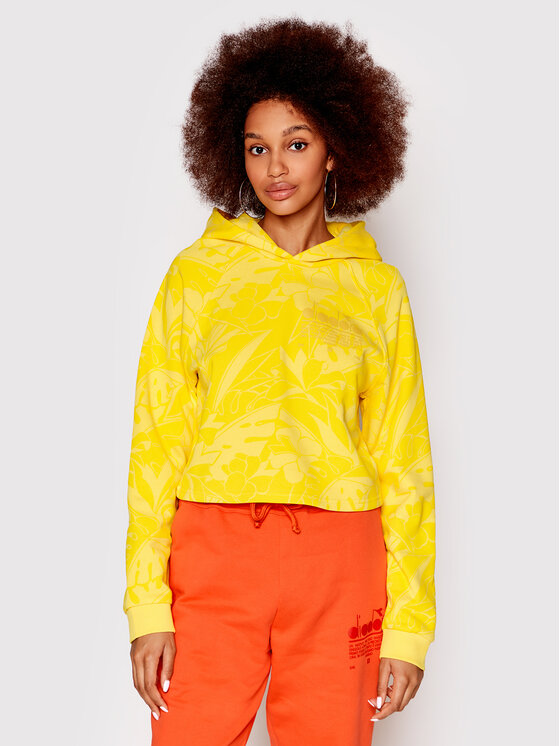 Diadora Diadora Bluza Manifesto 502.178413 Żółty Regular Fit