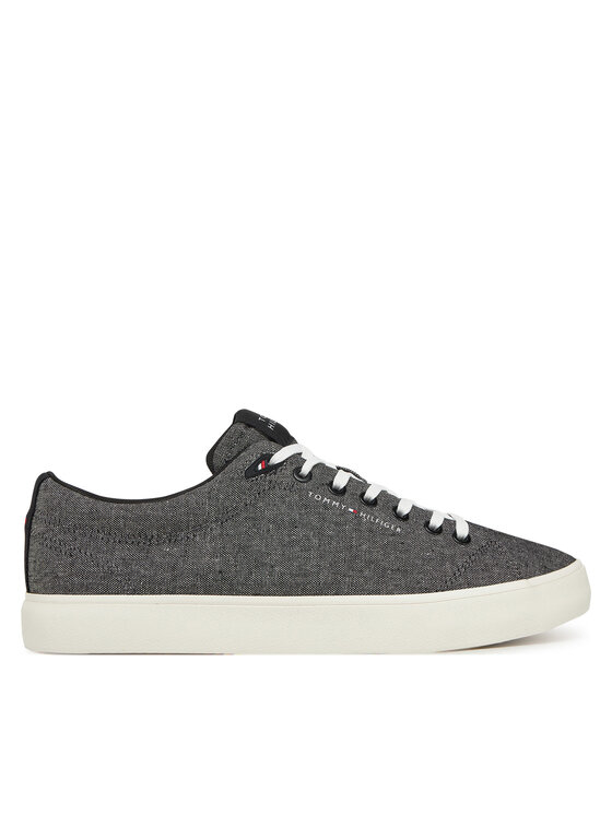 Tommy Hilfiger Tommy Hilfiger Tenisówki Th Hi Vulc Low Core Chambray FM0FM05389 Szary