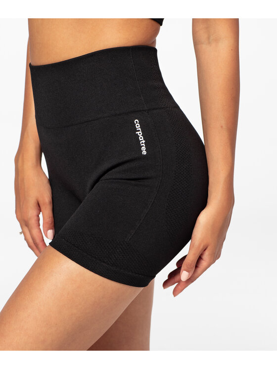 Carpatree Carpatree Szorty sportowe Vibe Shorts Czarny Fitted Fit