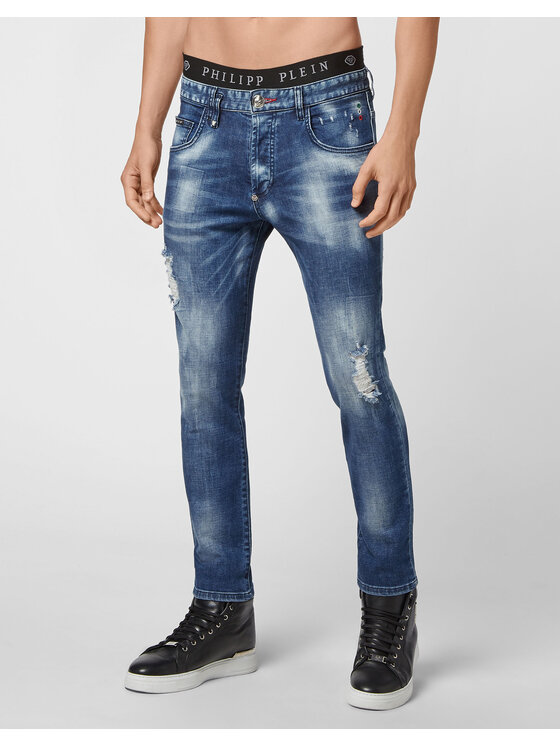 PHILIPP PLEIN PHILIPP PLEIN Jeans 10359 Azzurro chiaro Skinny Fit