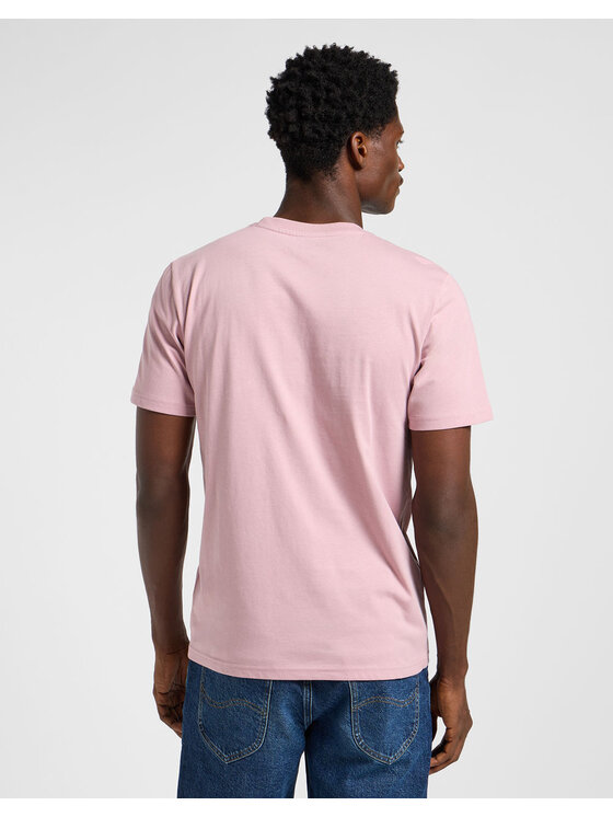 Lee Lee T-Shirt 5401139354241 Różowy Regular Fit