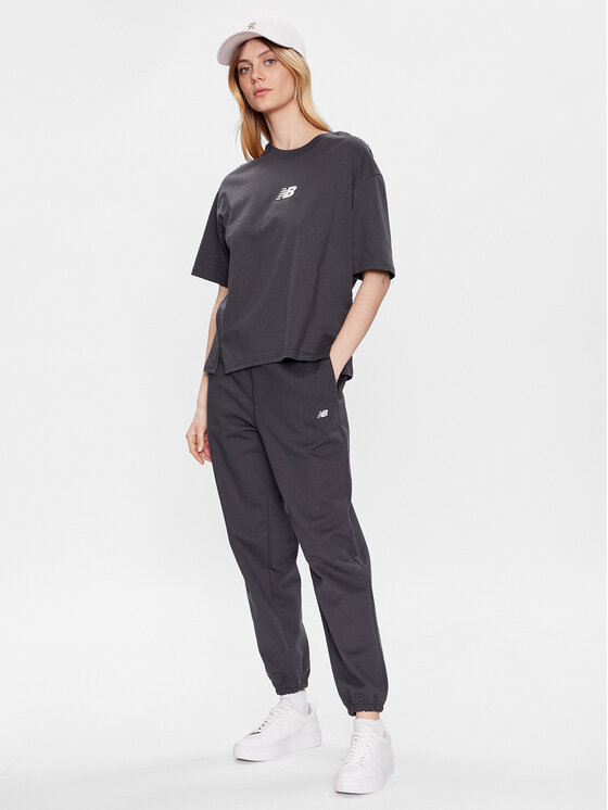 New Balance New Balance Долнище анцуг Athletics Remastered French Terry WP31503 Сив Relaxed Fit
