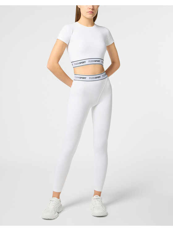 Plein Sport Plein Sport Leggings 29103 Bianco Active Fit