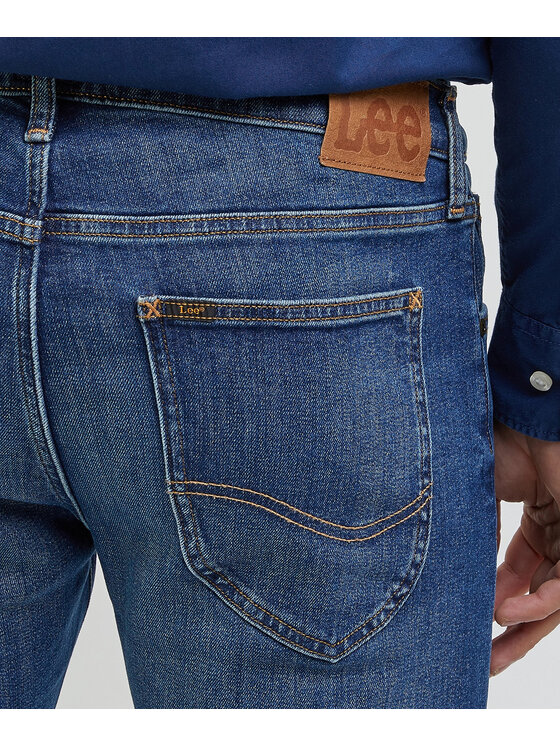 Lee Lee Jeansy L719AKA39 Niebieski Slim Fit