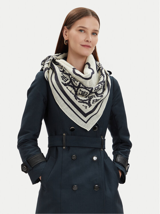 Tommy Hilfiger Tommy Hilfiger Naglavna ruta Beach Summer Linen Square AW0AW16029 Bež