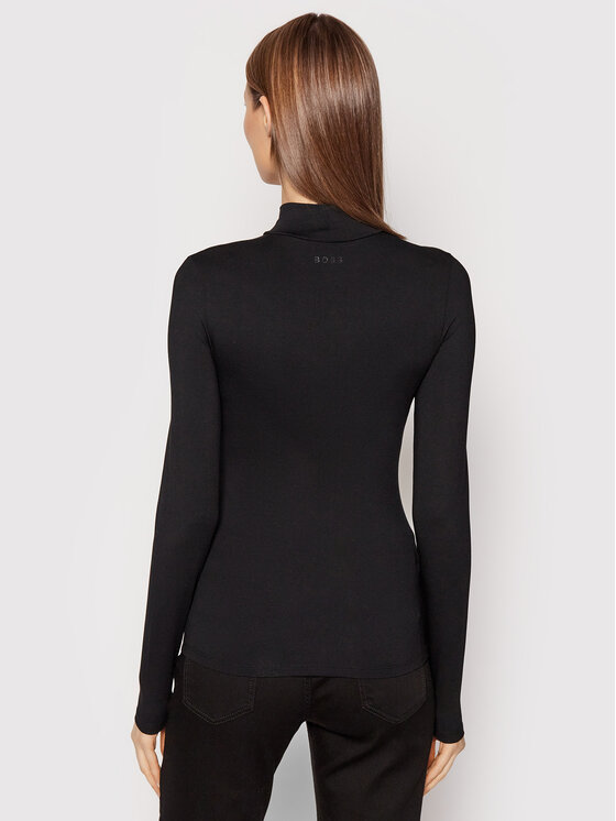 BOSS Boss Majica Emata 50461114 Crna Extra Slim Fit