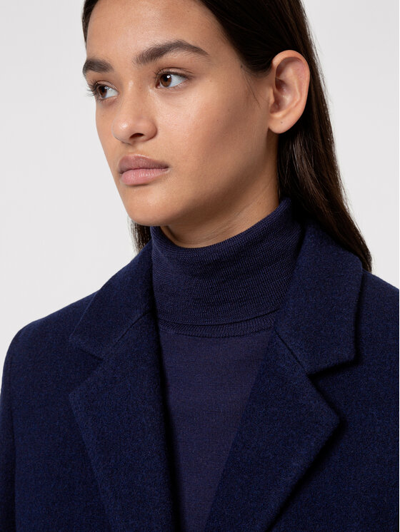 HUGO Hugo Palton de lână Mellia-1 50439072 Bleumarin Regular Fit