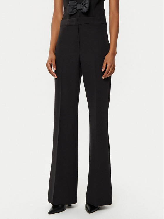 Kontatto Kontatto Pantaloni din material MA2045F Negru Regular Fit