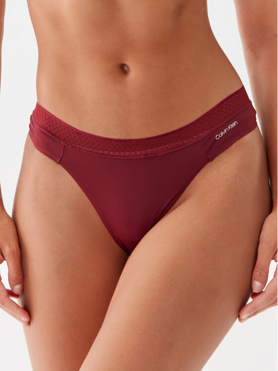 Calvin Klein Underwear Chilot tanga 000QF6307E Vișiniu