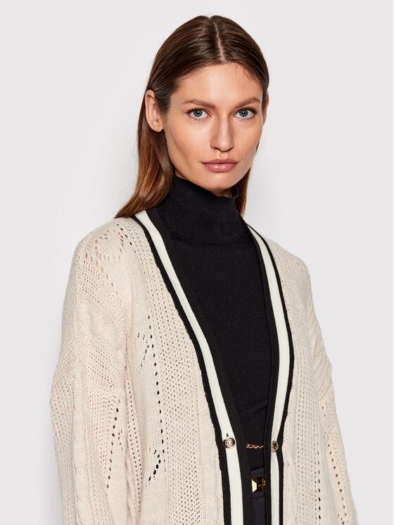 Rinascimento Rinascimento Cardigan CFM0010931003 Bej Regular Fit