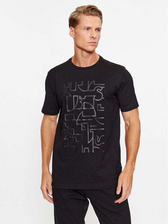 Boss T-Shirt 50494783 Schwarz Regular Fit | Modivo.de