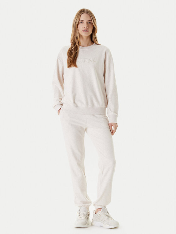 Guess Guess Mikina O5RQ03 KCO31 Béžová Regular Fit