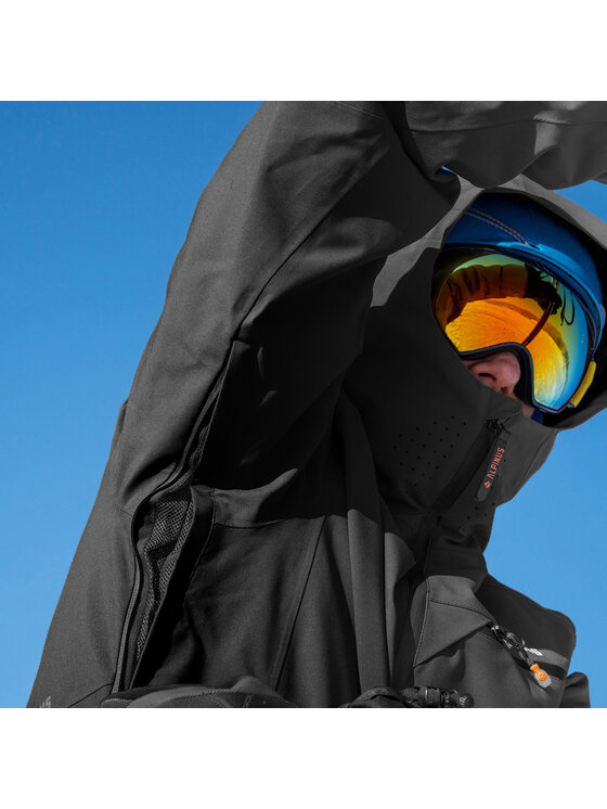 Alpinus Alpinus Kurtka narciarska Tochal Czarny Regular Fit