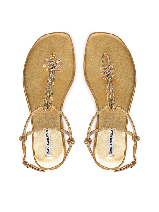 KARL LAGERFELD KARL LAGERFELD Sandalen Olympia II KL87416 Goldfarben
