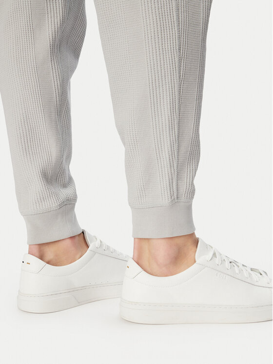 BOSS BOSS Долнище анцуг Structure 50540577 Сив Regular Fit