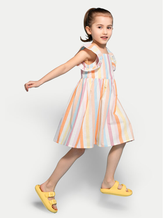 Coccodrillo Coccodrillo Sommerkleid WC4128301GPK Bunt Regular Fit