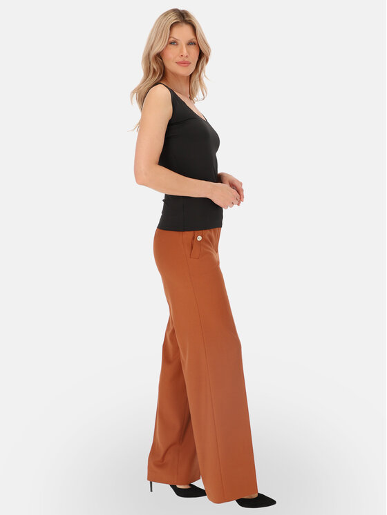 Potis & Verso Potis & Verso Top Selma Czarny Regular Fit