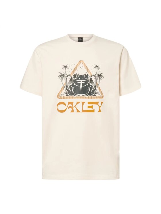 Oakley Oakley T-Shirt FOA404835 Beżowy Regular Fit