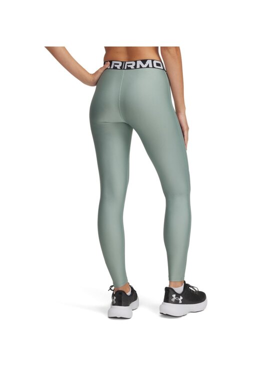 Under Armour Under Armour Legginsy 1383559-348 Zielony Regular Fit